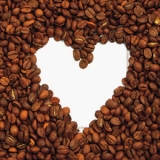 Liebe zum Kaffee, Herz im Kaffee - Love coffee, heart in coffee - Amour de café, coeur dans le café