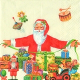 Weihnachtsmann und viele Geschenke - Santa and many presents - Père Noël et de nombreux cadeaux