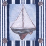 Segelboot blau - Marina