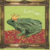 Frosch grün - Kiss me