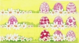 Hübsche Ostereier in rosé und weiß - Pretty easter eggs in pink and white - Jolis oeufs de Pâques en rose et blanc