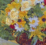 Ein Korb voller Blumen - A basket full of flowers - Un panier plein de fleurs