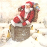 Santa am Schornstein - Down the chimney