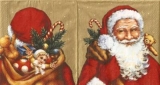 Weihnachtsmann gold - Father Christmas - Santa - Père Noël