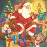 Weihnachtsmann, Teddy & so viele Geschenke - Santa & so many presents - Père Noël, Teddy et tant de cadeaux