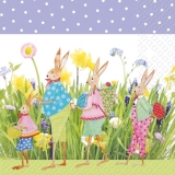 Hasen suchen Ostereier im hohen Gras - Easter bunnies searching easter eggs - Lapins de recherche oeufs de Pâques
