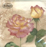2 Rosenblüten creme - Belles Roses ivory