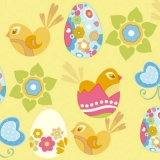 Ostern mit Küken & Schmetterlingen - Easter with chicks & butterlies - Pâques avec  poussins & papillons