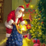 Weihnachtsmann bringt Geschenke - Santa brings presents - Père Noël apporte des cadeaux