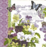 Schmetterlinge & Stiefmütterchen - Violets & Butterflies - Violette Flor