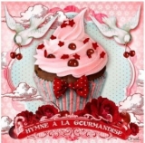 Törtchen-Tauben & Rosen - Cupcake, doves & roses - Muffin, colombes & roses - Hymne a la Gourmandise
