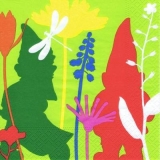 Blumen, Gartenzwerge & Libelle - Flowers, Garden gnomes and dragonfly - Fleurs, jardin gnomes et libellule