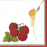 Spaghetti, Tomaten, Basilikum - Pasta, Tomatoes, Basil - Nouilles, tomates, basilic