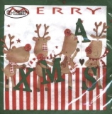 Merry xmas - 4 Rentiere - 4 Reindeer - 4 rennes