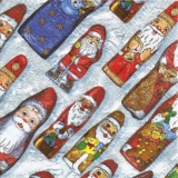 Schokoladenweihnachtsänner - Chocolate Santas - Santas de chocolat