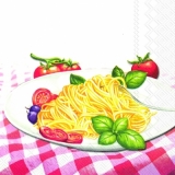 Frische Nudeln, Tomaten, Basilikum & Oliven - Fresh pasta, tomatoes, basil - Pâtes fraîches, tomates, basilic