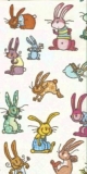 Bunte Hasen, Fuchs - Colorful bunnies, fox - Colorful lapin, renard - Find the fox