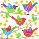 Bunte Vogelwelt auf Zweigen - Colourful birds on branches - Oiseaux colorés sur les branches