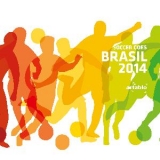 Fussball-Weltmeisterschaft Brasilien, Spieler, Bewegungen - FIFA World Cup Brazil, Player, Soccer Moves - Coupe du Monde de la FIFA, Brésil, Joueur, De football se déplace