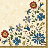 Buntes Blumenmuster - Colorful floral pattern - Motif floral coloré