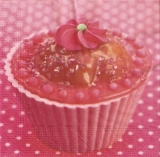 Leckeres Törtchen in pink - Yummy cupcake in pink - Tarte délicieuse en rose