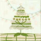 Hochzeitstorte in grün - Wedding cake in green - Gâteau de mariage en vert