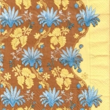 Muster von Blumen & Farn - Pattern of flowers and fern - Motif de fleurs et de fougères