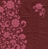 Geschwungene Blumenmuster - Curved floral pattern - Motif floral courbe