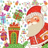 Weihnachtsmann bringt Geschenke - Santa Claus brings gifts - Père Noël apporte des cadeaux