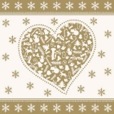 Weihnachts-Herz & Schneeflocken - Christmas Hearts & Snowflakes - Coeurs de Noël et flocons de neige