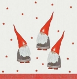 3 Nisser, Wichtel, Weihnachtszwerge - 3 pixies, dwarves Christmas - 3 lutins, nains de Noël
