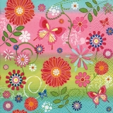 Buntes Treiben von Blumen & Schmetterlingen - Colorfull flowers & butterflies - Fleurs & papillons colorés