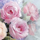 Wunderschöne, zartrosa Teerosen - Beautiful, delicate pink tea rose - Belle roses thé