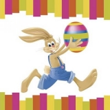 Hase  mit großem Osterei - Bunny with big easter egg - Lièvre avec le grand oeuf de Pâques