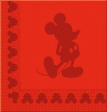Mickey rot, red, rouge