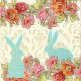 Hasen & Blumen - Rabbits & Flowers - Lapins & Fleurs