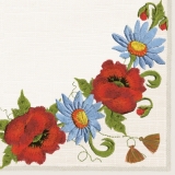 Gestickte Blumen - Embroidered flowers - Fleurs brodées