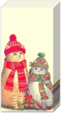 Katzen mit Mütze & Schal - Cat with hat & scarf - Chats avec chapeau & écharpe
