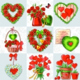 Liebe, Herzen, Rosen, Margeriten.... -Love, hearts, roses, daisies .... - Amour, coeurs, roses, marguerites ....
