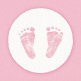 Baby, Fußabdrücke, Mädchen - Baby girl, foot prints - Empreintes bébé, fille