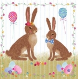 Hasen feiern Ostern - Hares/Bunnies celebrate Easter - Des lièvres fêtent des Pâques