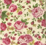 Hübscher Rosenstoff - Pretty Rose fabric - Matière de roses jolie