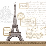 Frankreich, Paris, Eiffelturm, gold - France, Paris, Eiffel Tower, gold - La France, Paris, Tour Eiffel, or