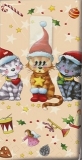3 süße Weihnachtskätzchen - 3 cute x-mas kitten, cats - 3 noël chaton, chats mignon