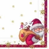 Weihnachtsmann bringt Geschenke, klein - Santa Claus brings gifts - Père Noël apporte des cadeaux