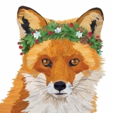 Fuchs mit Kranz - Fox with wreath - Renard avec la couronne