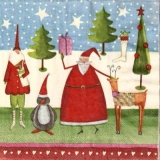 Weihnachtsmann, Rentier, Pinguin & Helfer - Santa Claus, reindeer, penguin & helper - Père Noël, rennes, pingouin et aides