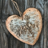 Holzherz - Wooden heart - Coeur de bois