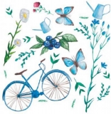Fahrrad, Schmetterlinge, Gießkanne, Blaubeeren...... - Bicycle, butterflies, watering cans, blueberries ...... - Bicyclette, papillons, arrosoirs, myrtilles......