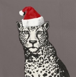 Leopard, tierisch gute Weihnachten - wild christmas - Noël sauvage